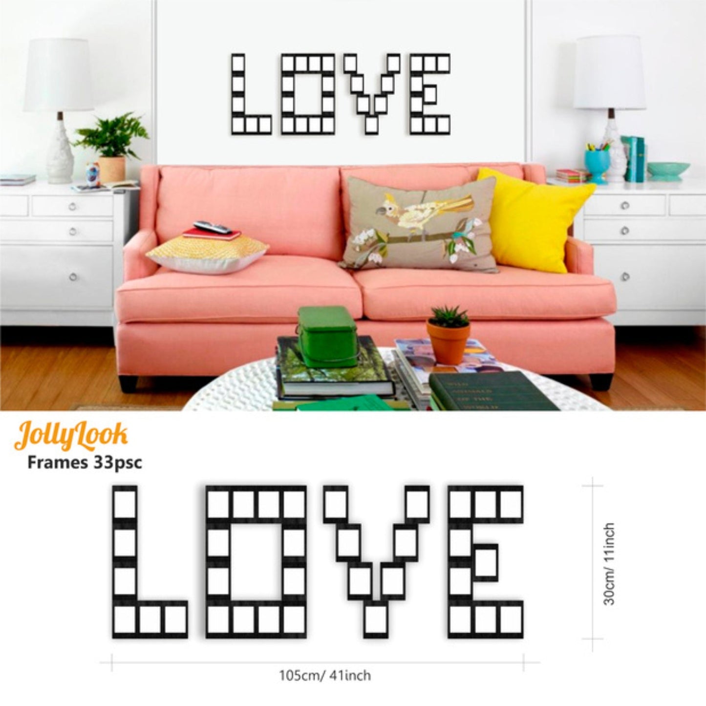 JollyLook デコフレーム 10個入り