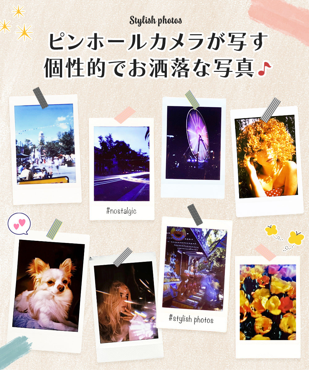 JollyLook ピンホールMini インスタントフィルムカメラ DIYキット